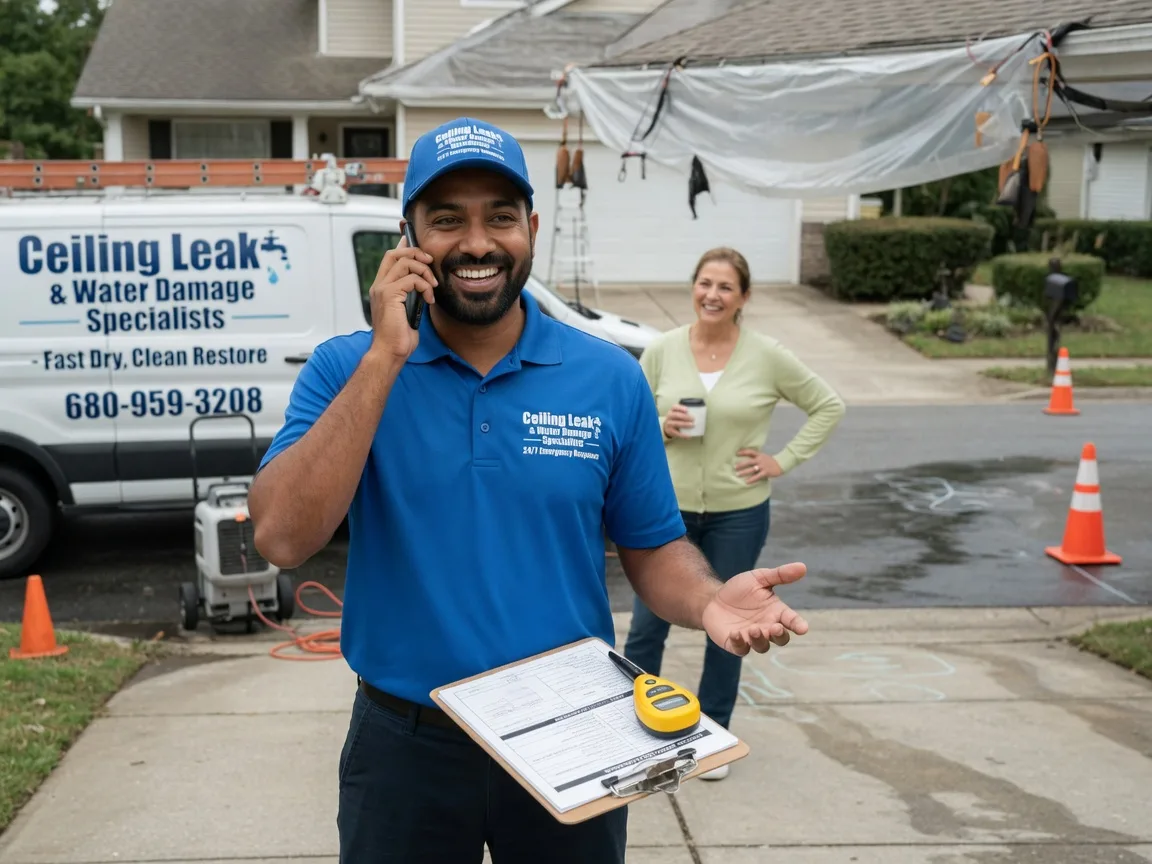 Ceiling Leak Cleanup Andrews, TX FAQs